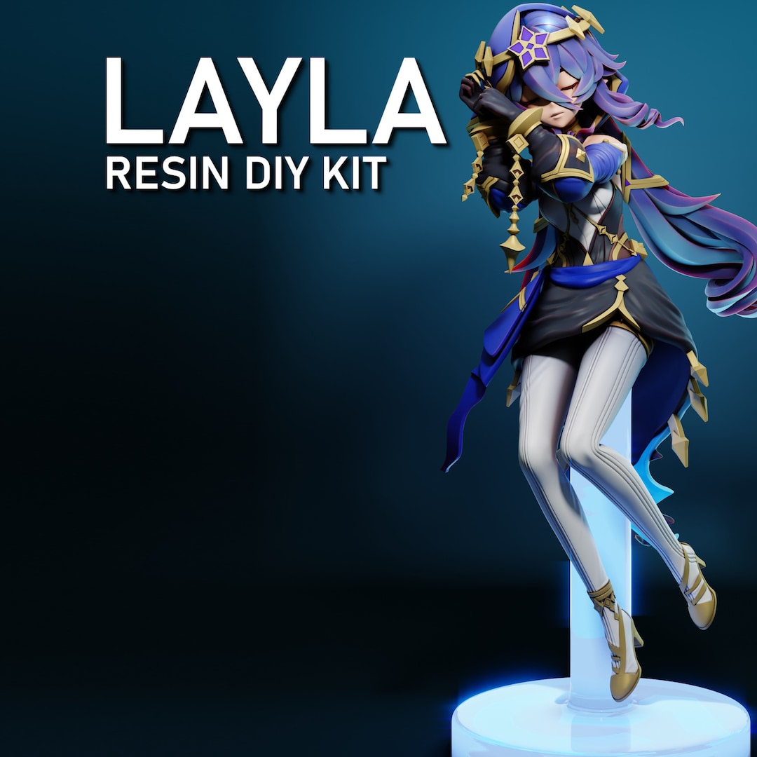 レイラ レジン DIY フィギュアキット - GRAYWORLDCORP - *未塗装* - 原