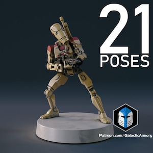 Schwere Klasse Droids 21 Poses Verfügbar Sci-Fi Offizier Roboter Harz Miniaturen für Tabletop Wargames Droid Squad Anführer