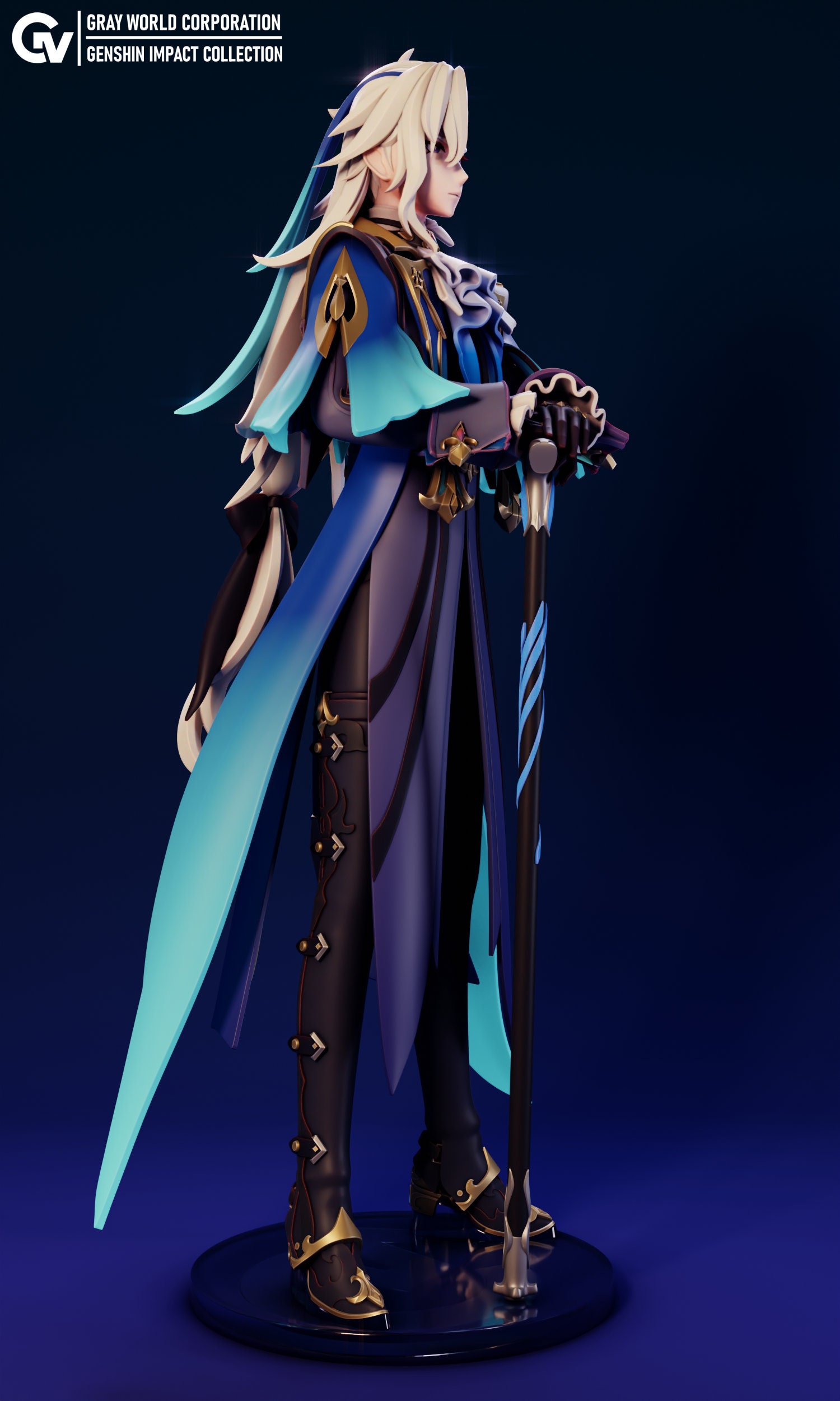 Neuvillette Resin DIY Figure Kit - GRAYWORLDCORP - *UNPAINTED