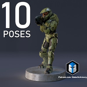 Spartan Chief 10 Poses Available 3D Printed Sci-Fi Super Soldier Miniature 28–32mm Resin Model for Wargames & TTRPG