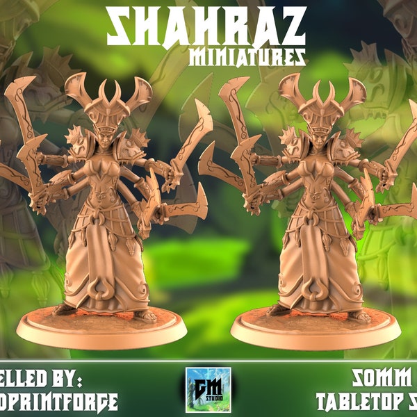 Shahraz Miniatures (50mm Base) - My3dPrintForge - Tabletop Dungeons and Dragons Wargaming Minis