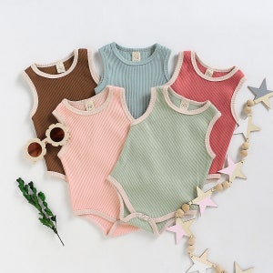 Baby Onesie’s Baby Girl Clothes Toddler Romper Baby Outfits Gender Neutral Clothes Neutral Baby Clothes
