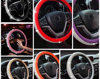 Steering Wheel Cover 15 Inch Wandering Shark Leather Steering Wheel Cover for Lady Steering Wheel Protector Non-Slip Universal Fit Most Car Steering Wheel Cover 15 Inch Wandering Shark Leather Steering Wheel Cover for Lady Steering Wheel Protector Non-Slip Universal Fit Most Car
