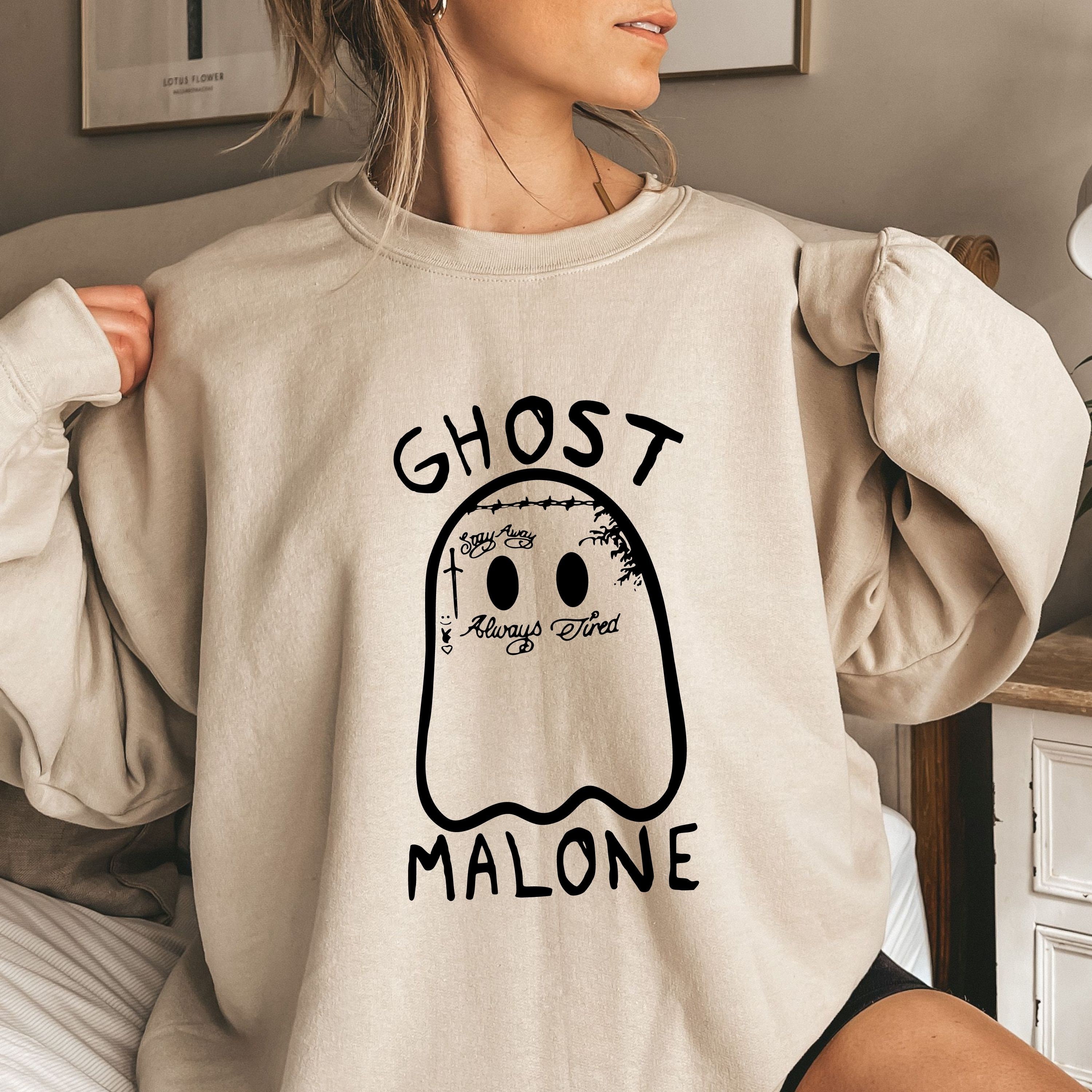 Ghost Malone Sweatshirt and Hoodie Ghost Malone Shirt - Etsy
