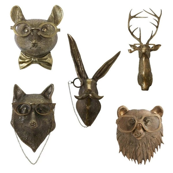 The Animal Collection -- Animal Wall Art - E and E Wall Mount Collection