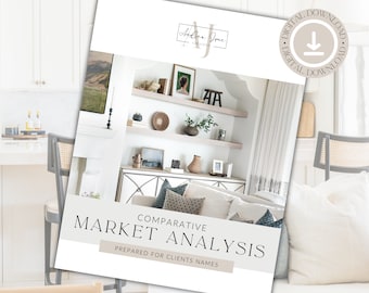 Realtor CMA Packet: Editable Listing Presentation Canva Template (Instant Download)