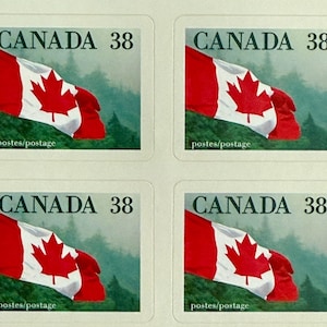 Book of twelve 38 cent “Quick Sticks” Canada Post stamps issued in 1989