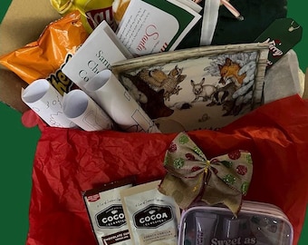 Caja acogedora de Nochebuena para niños