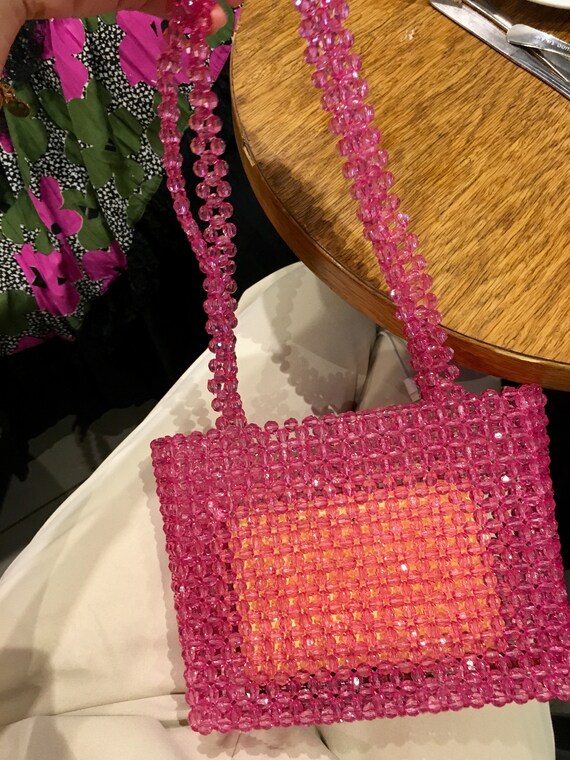 Beaded shopper best sale bag