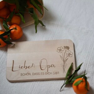 snack board | breakfast board | Gift | Grandpa | Christmas present | cutting board