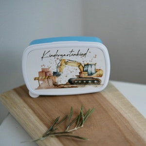lunch box | lunch box | excavator | personalized | gift | drinking bottle | kindergarten child