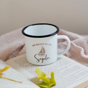 Enamel Mug | Sailing | Hiking | gift | mugs gift | Sailing Cup | sailing