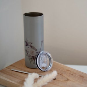 Thermo mug | Gift | personalized mug | Flowers | Tumbler