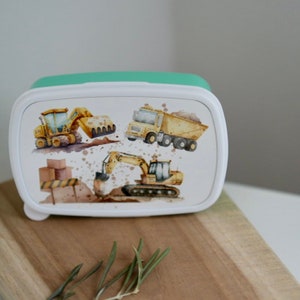 Lunch box | Lunch box | Construction machinery | personalized | Gift