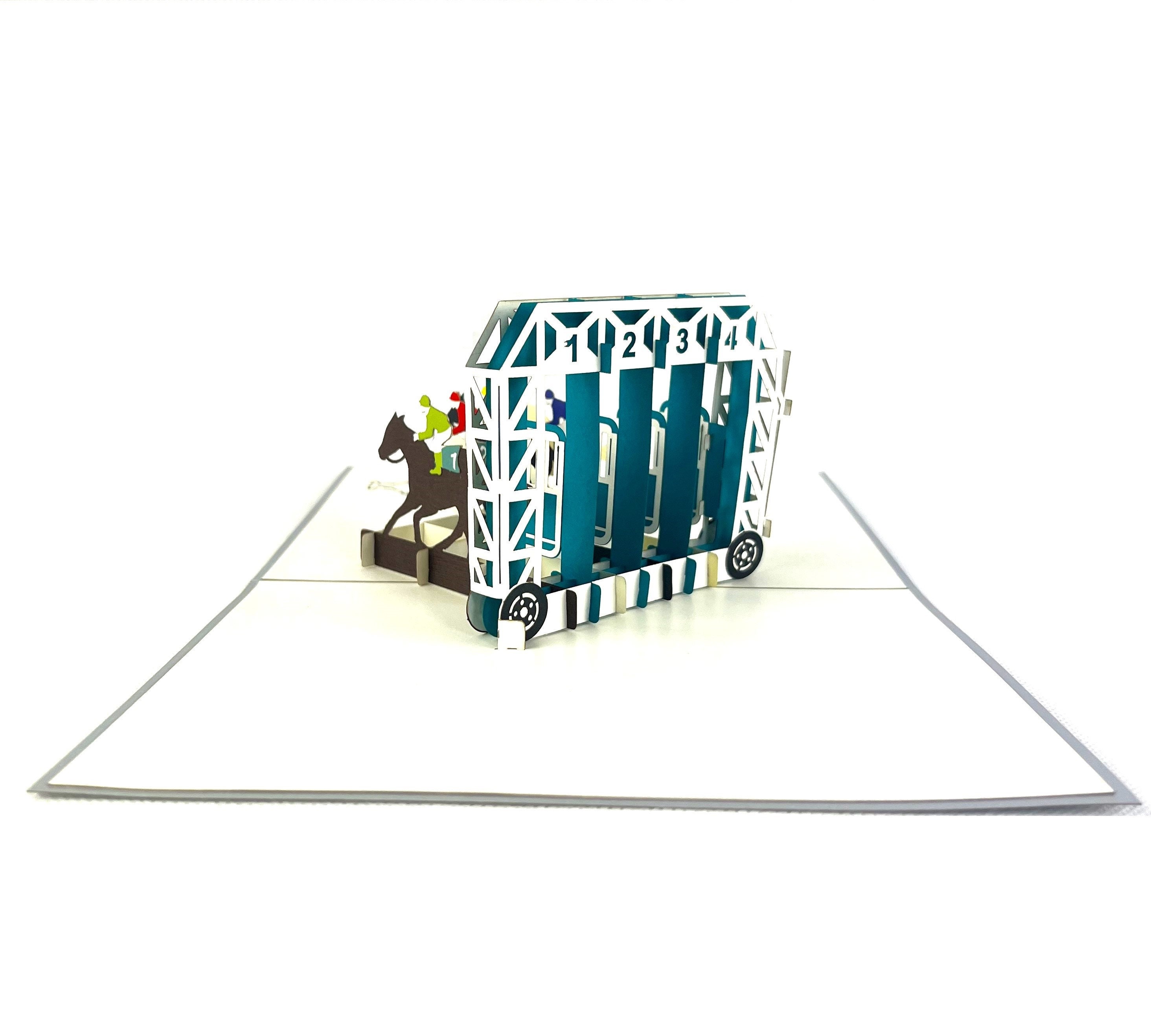 3D Horse Popup Card - Handmade Animal-Themed Paper Art For Birthday - View #5