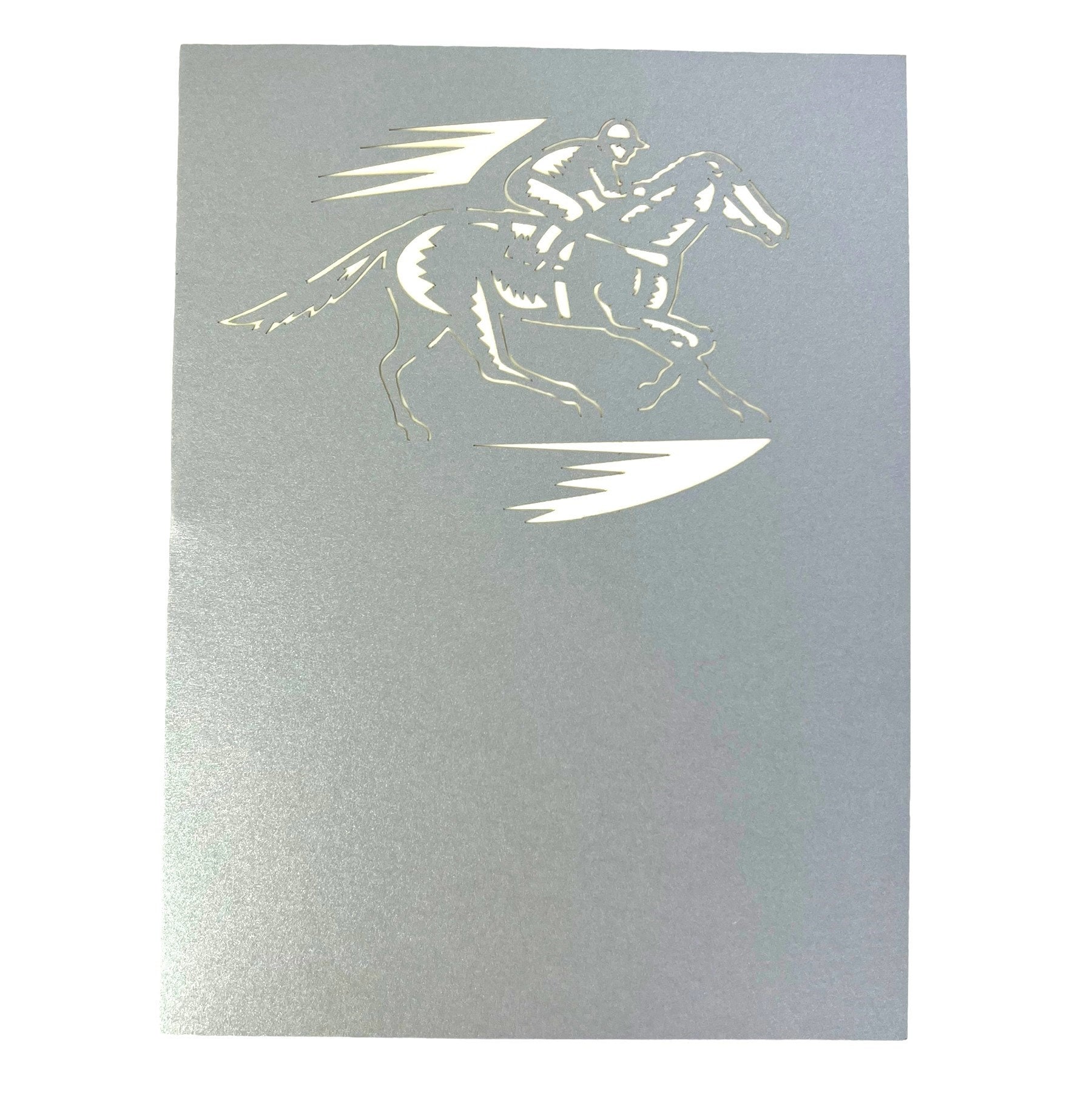 3D Horse Popup Card - Handmade Animal-Themed Paper Art For Birthday - View #2