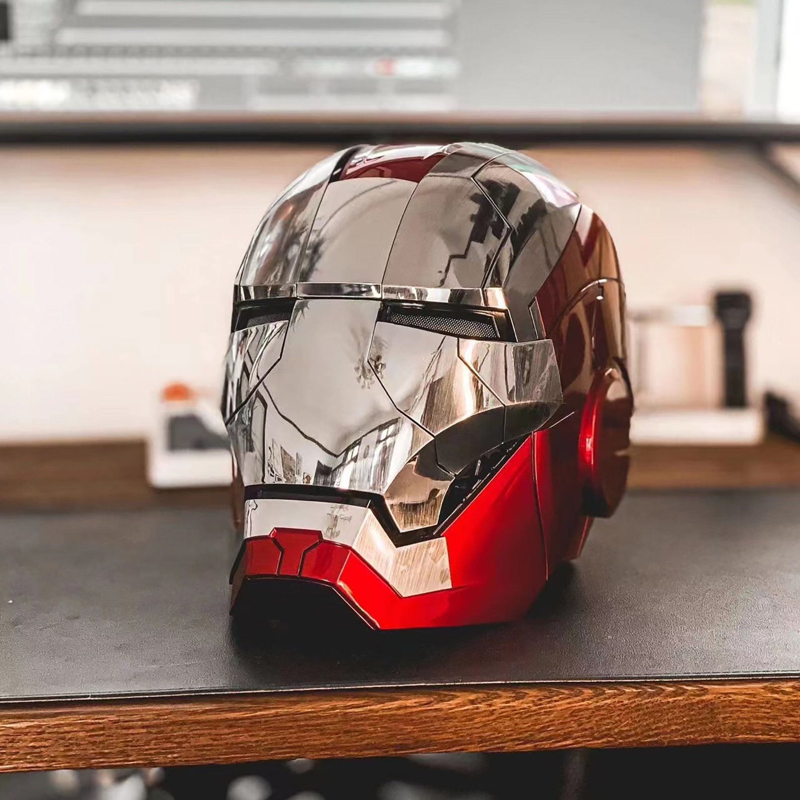 Iron Man Mk5 Helmet Mask Wearable Iron Man Helmet // Iron Man Etsy México