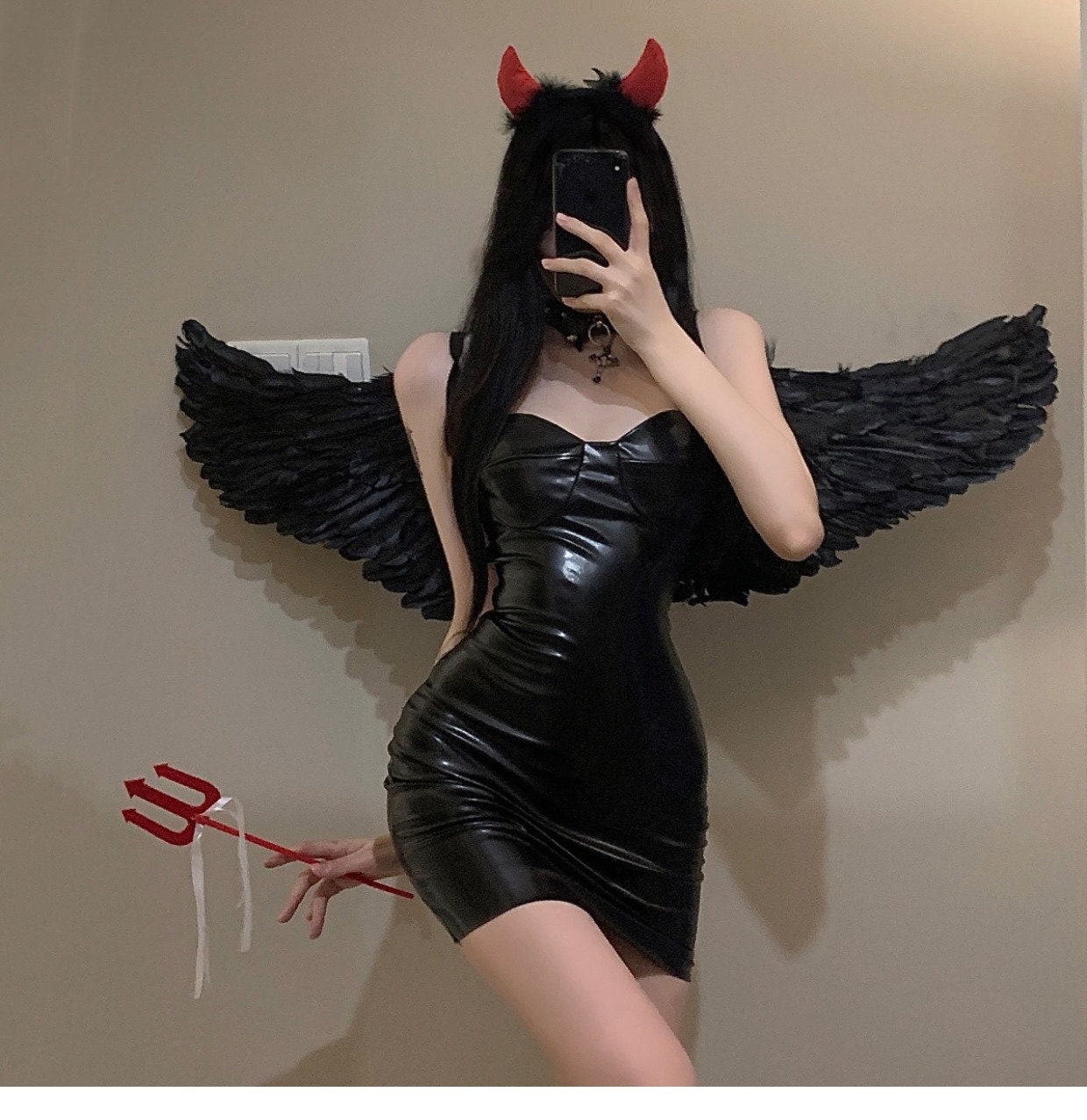 Devil Black Fallen Angel Dress Halloween Costumes For Women Sexy Evil Corset Dresses Adult Female Cosplay Halo Wings Stockings Cosplay Costumes AliExpress | White Black Fallen Angel With Halo And Wings Sets Devil Black Fallen Angel Dress Halloween Costumes For Women Sexy Evil Corset Dresses Adult Female Cosplay Halo Wings Stockings Cosplay Costumes AliExpress | White Black Fallen Angel With Halo And Wings Sets