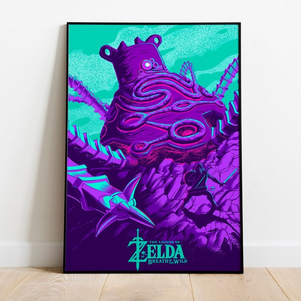 The Legend of Zelda Poster | The Legend of Zelda: Breath of the Wild Print | The Legend of Zelda | Zelda Multi-Size Posters | Digital Prints