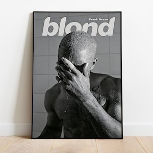 Cartel de Frank Ocean - Cartel rubio de Frank Ocean - Cartel rubio - Cartel rubio de Frank Ocean - Decoración de la pared