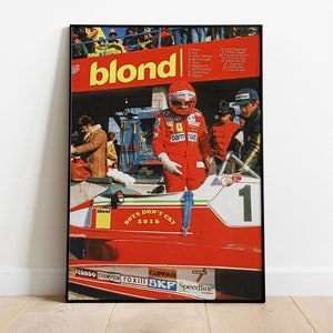 Cartel de Frank Ocean - Cartel rubio de Frank Ocean - Cartel rubio - Cartel rubio de Frank Ocean - Decoración de la pared