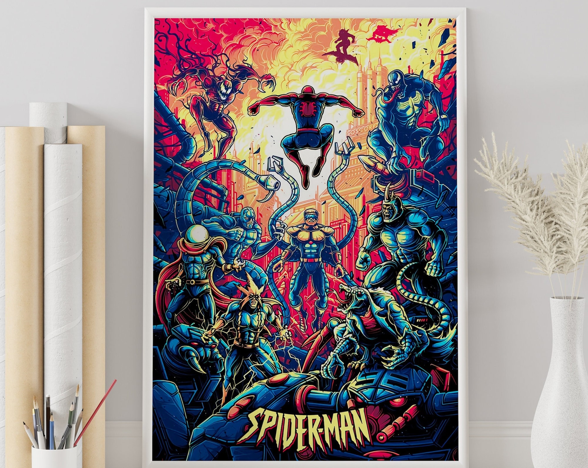 Discover Spider Man Poster - Spider Man Digital Art - Spider Man Home Poster