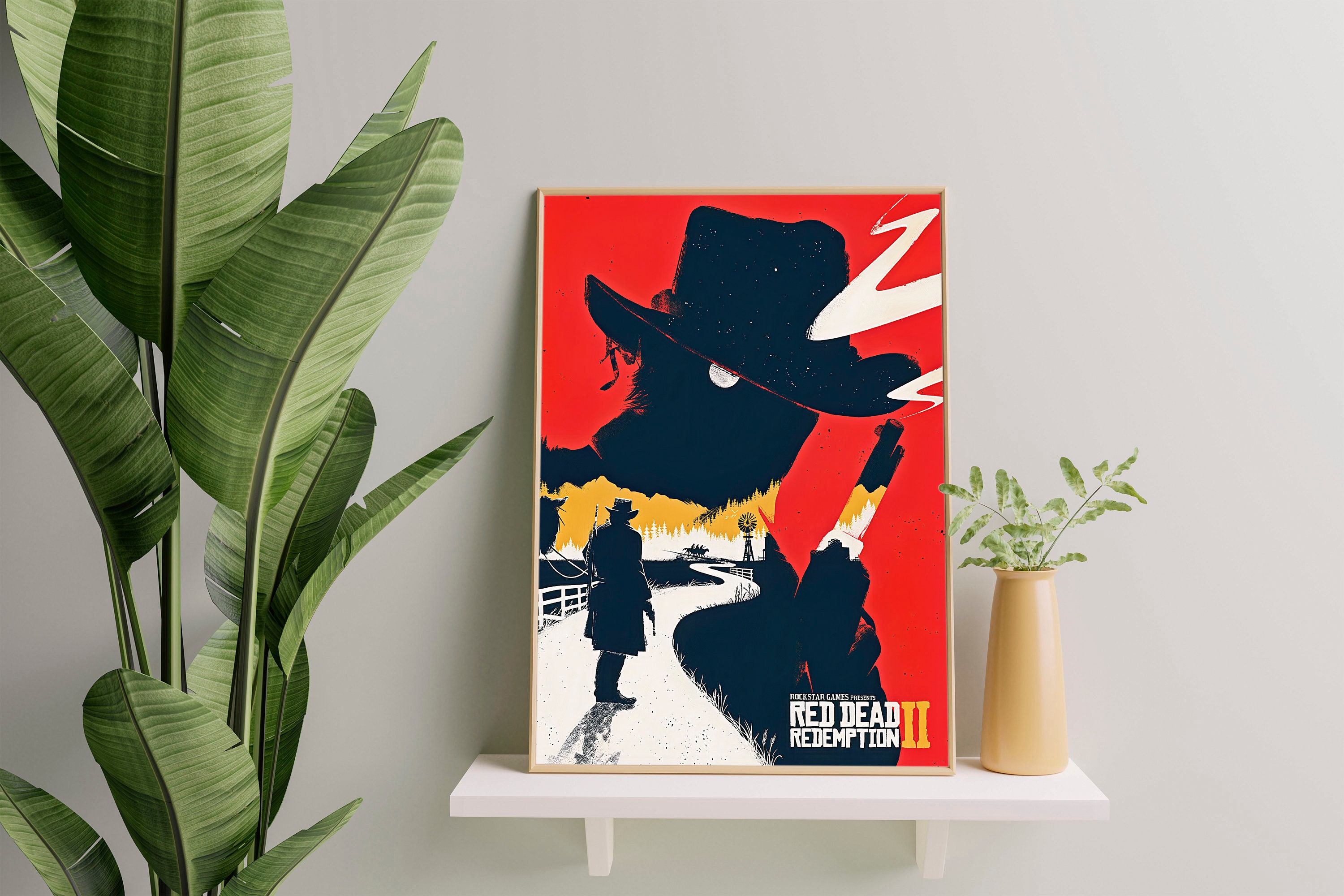 Red Dead Redemption Poster - RDR 2 Poster - Video Game Poster - Game ...