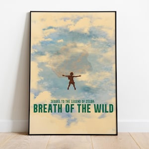 The Legend of Zelda-poster - The Legend of Zelda Digital Print - Zelda Game Room Decor - The Legend of Zelda Breath of the Wild-poster