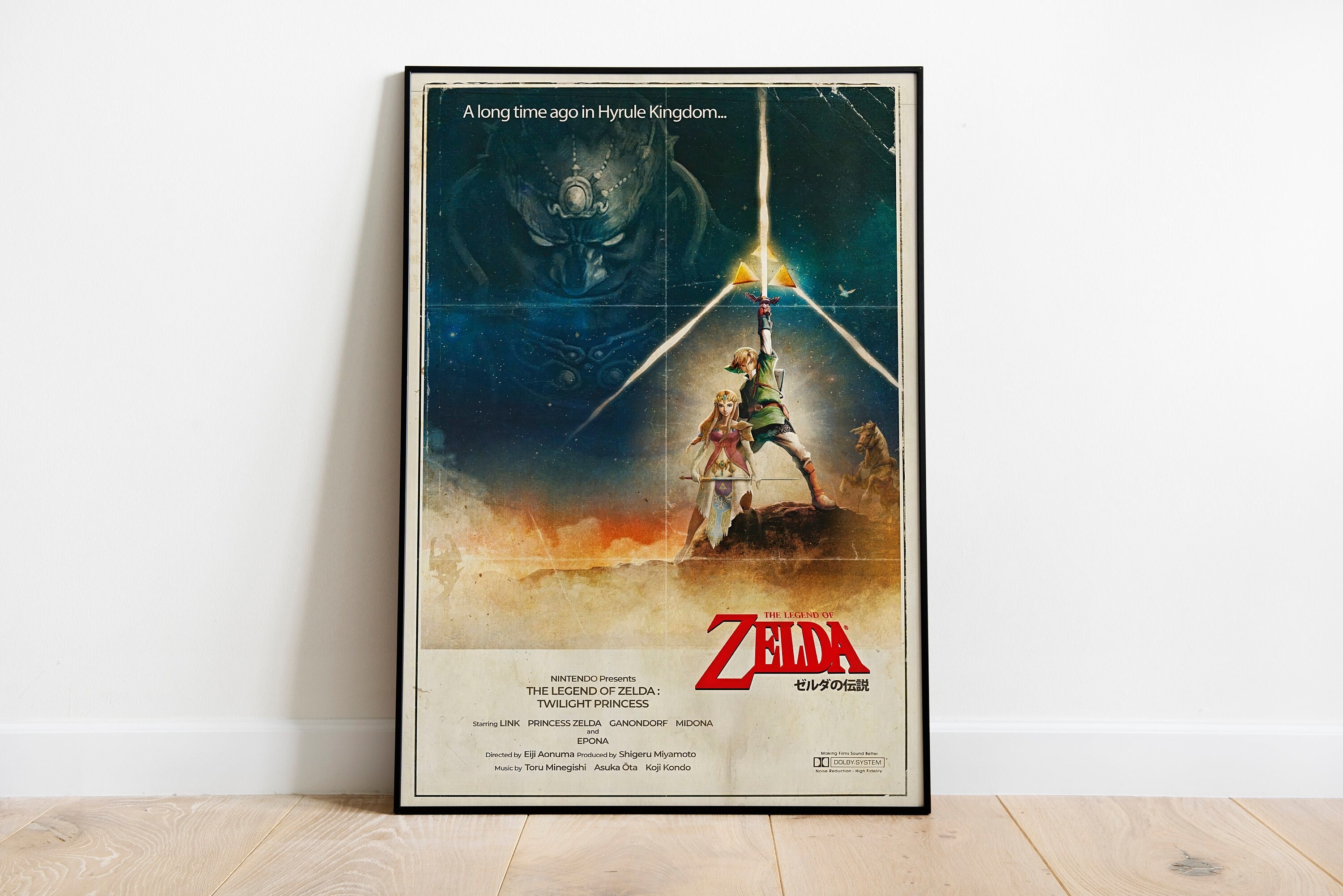 Zelda Poster - Zelda Songs of the Ocarina - Tears of the Kingdom - 11 x 17 Framed Poster Wall Art, Ideal for Home Decor, Room Decor & Living Room Decor: Posters & Prints