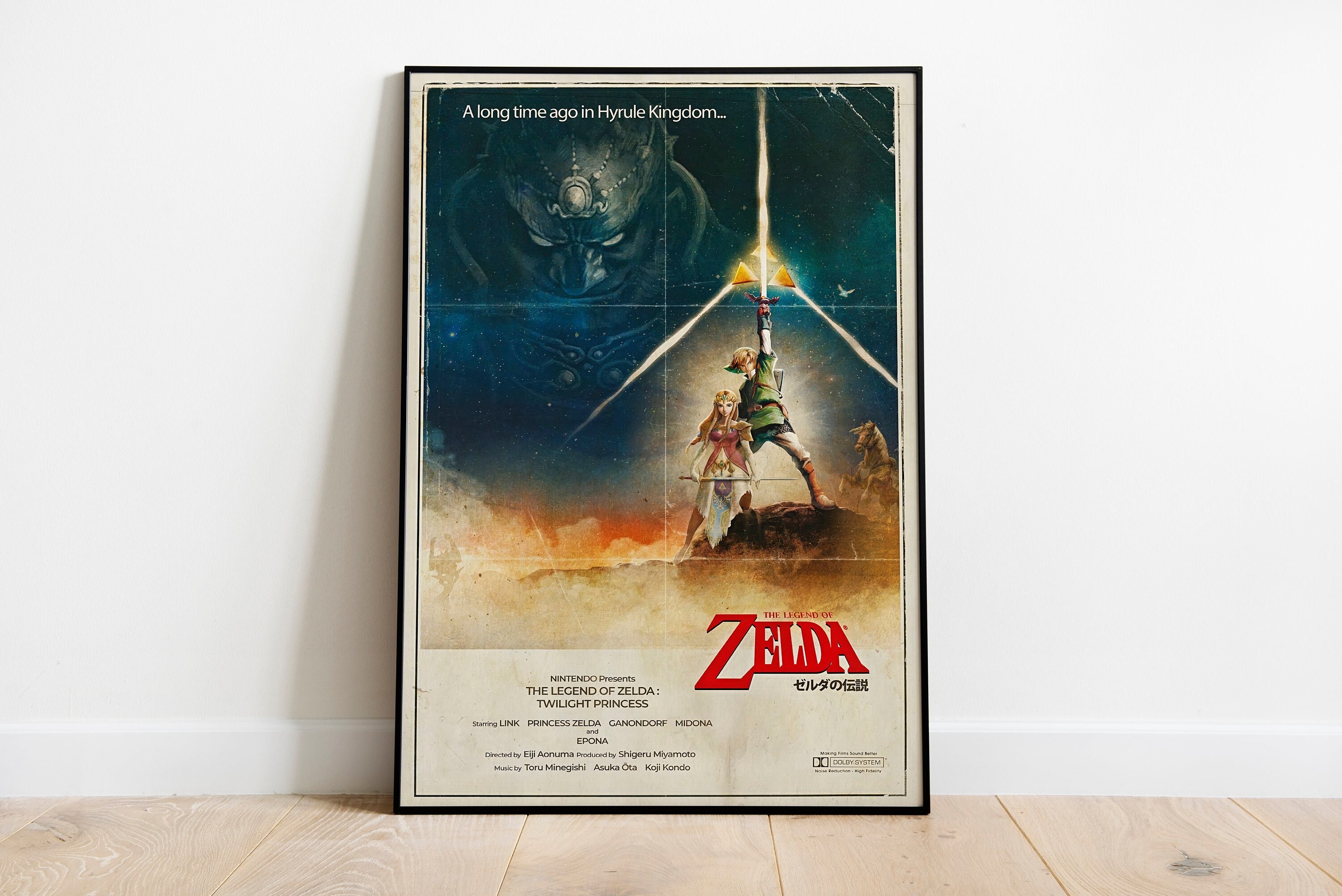 The Legend of Zelda: Tears of the Kingdom Link Ultra Hand 11-in x 17-in  Framed Wall Poster