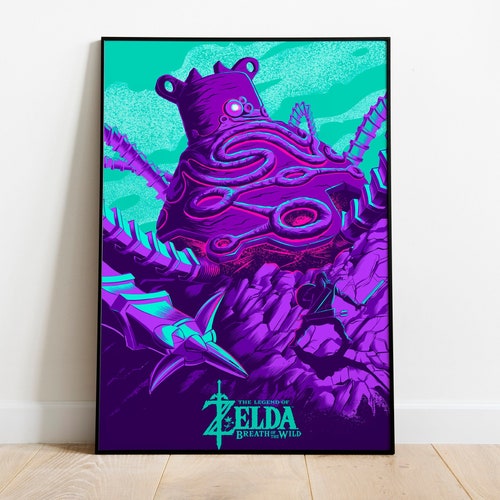 Zelda Breath of the Wild Posters / Zelda / Link / Videogame Etsy