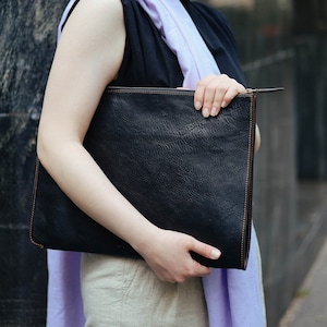 Leather Organizer, Leather Portfolio, Document holder, 15&#39; laptop Case, Leather Folder, Document Bag,Christmas Gifts for Him Christmas Gift