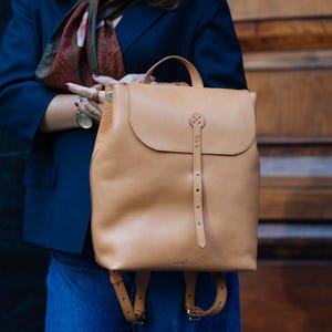 48時間以内の配達、ハンドメイドフルグレインレザーバックパック：ヴィンテージスタイルのリュックサック