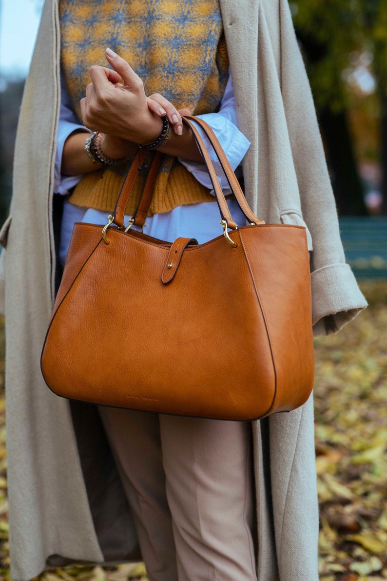 sac en cuir, sac en cuir fait main, sac à main, sac en cuir pour femme, sac en cuir élégant, sac à main fabriqué en Italie image 2