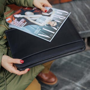 Leather Organizer, Leather Portfolio, Document holder, 15&#39; laptop Case, Leather Folder, Document Bag,Christmas Gifts for Him Christmas Gift