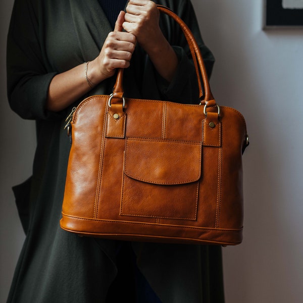 leather bag, handmade leather bag, handbag, woman leather bag, elegant leather bag, made in Italy handbag