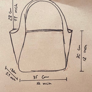 leren tas, handgemaakte leren tas, handtas, leren damestas, elegante leren tas, handtas gemaakt in Italië afbeelding 8