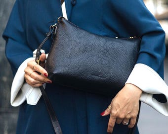 48Hours DELIEVRY, handgemachte Umhängetasche aus Vollleder: Elegante italienische Handtasche