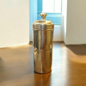 Brass Coffee Filter Machine, Traditional Brass Filter Coffee Maker, Brass, Decoction Liquid Maker, Coffee Filter Vessel, Coffee filter