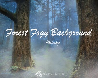Forest Fantasy - Spooky, Horror, Halloween Digital Background