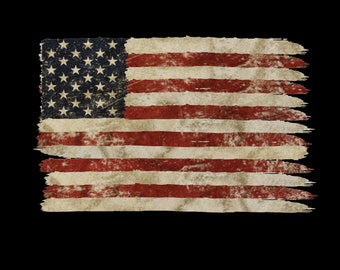 Weathered U.S Flag Digital Download