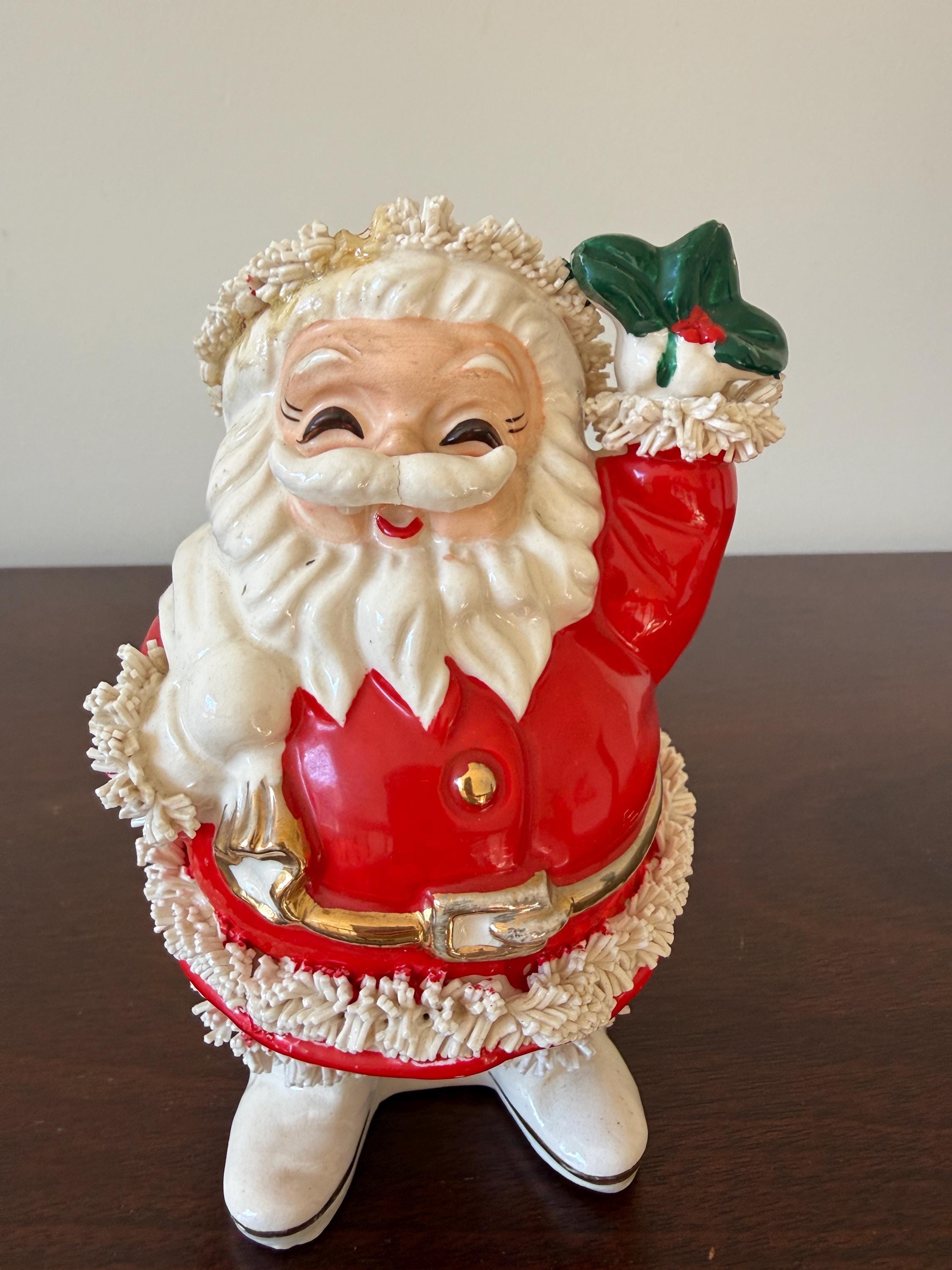 サンタクローズじじばば・クリスマスキャンドル   ヴィンテージ置物 サンタクローズじじばば・クリスマスキャンドル ヴィンテージ置物