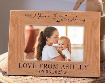 First Mother's Day as My Mommy, Personalized Mothers Day Gift, Mommy Photo Frame, 1st Mothers Day as My Mommy Mother's Day 2026 Gift New Mom