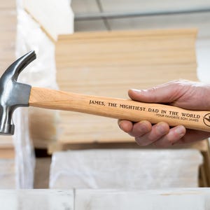 Personalized Hammer, Dad Birthday Gift, Engraved Hammer, Daddy Gift, Best Dad Ever, #1 Dad, Papa Gift, Grandpa Gift, Gifts for Him