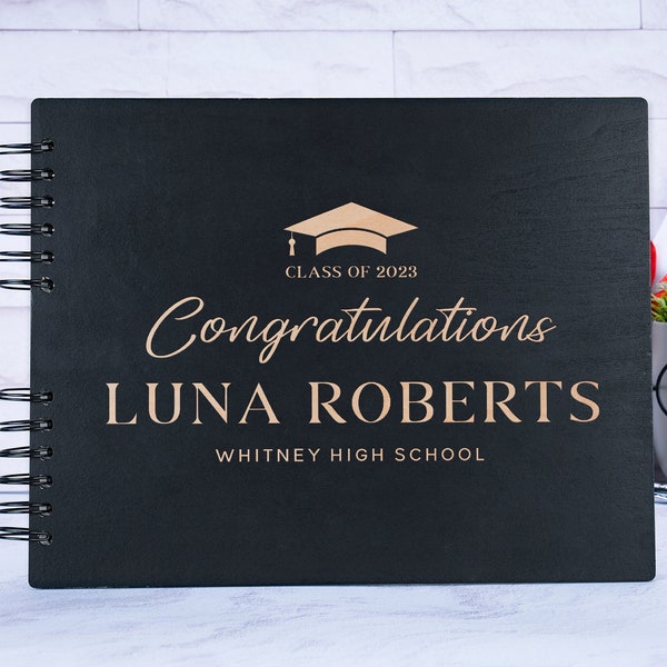Graduation Guestbook Etsy