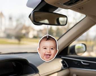 Custom Car Air Freshener, Car Scent, Photo Gifts, Anniversary Gift, Car Air Freshener, Picture Freshener, Personalized Car Accessories
