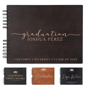 Graduation Guest Book Graduation Book Photo Book Junior High School College Graduate Guest Book 2024 Personalized Graduation Gift for Her image 8