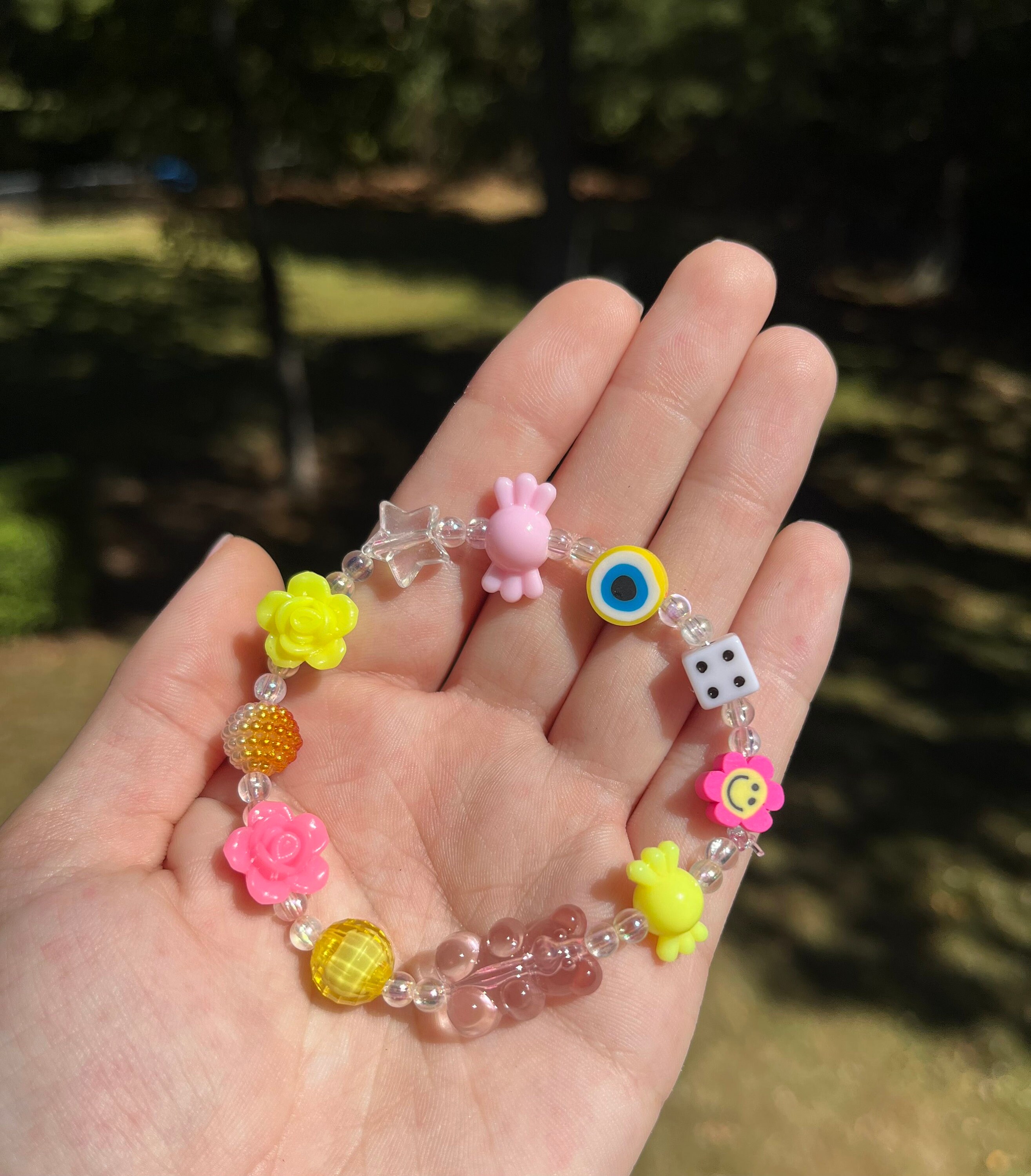 Y2K Bracelets, 4 Different Styles With Pearl Spacer Beads - Etsy