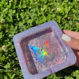 Resin Butterfly Ashtray