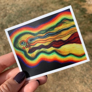 Sticker– Colorful Melting face